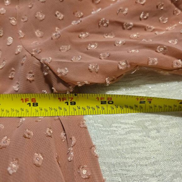 Band of Gypsies Petal Pink Bell Sleeve Cottagecore Boho chic Fairycore Coquette - Picture 7 of 9